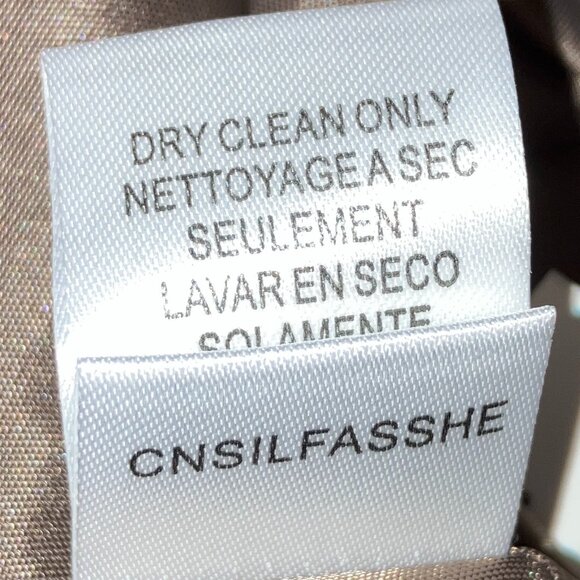 BCBGMaxAzria: NWT brown silk-blend skirt (size 2) - Picture 10 of 10